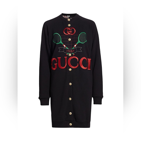 NEW Gucci Women's Heavy Felted Jersey  Reversible Sweatshirt - Picture 1 of 10